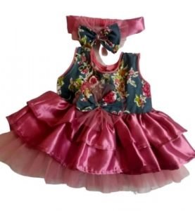 Roo Collection Party Wear Baby Girl Froc