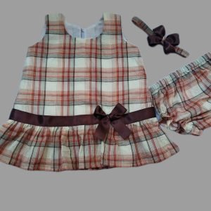 A Line Baby Dress and Brown Color, Roo collection