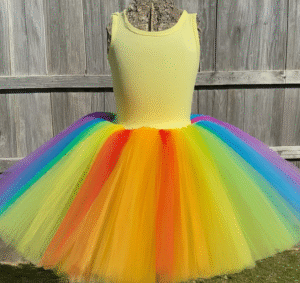 Multicoloured Tutu Dress
